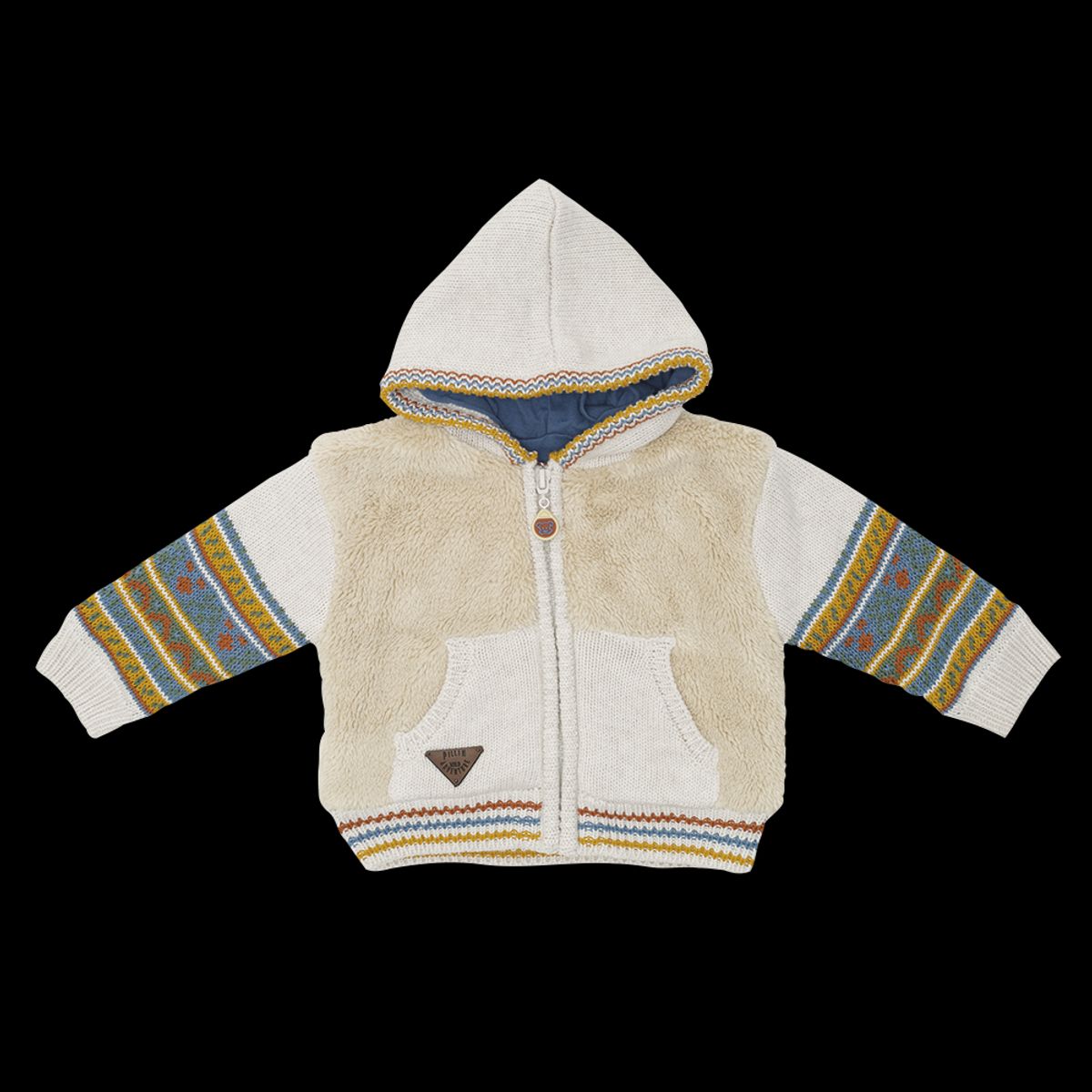 PILLIN - Chompa Abierto cCapucha Bebé Niño PVV904 PILLIN