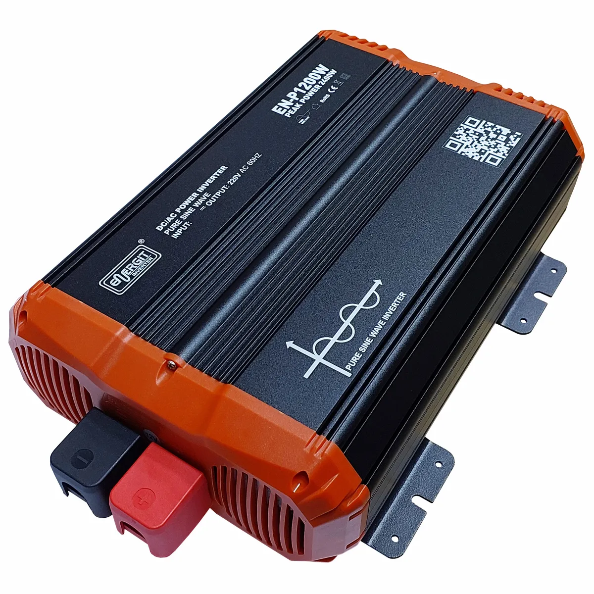 ENERGIT - INVERSOR ONDA SENOIDAL PURA 12V A 220V 1200W DIGITAL - ENERGIT