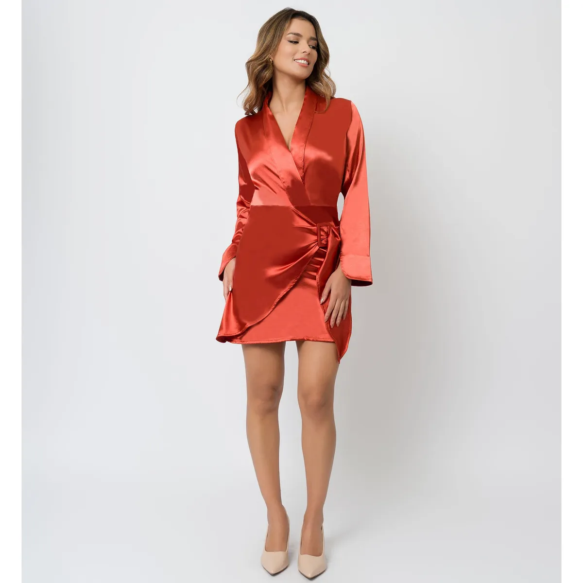 DOLCATTA - Vestido Meiying - Ocre Color - Dolcatta