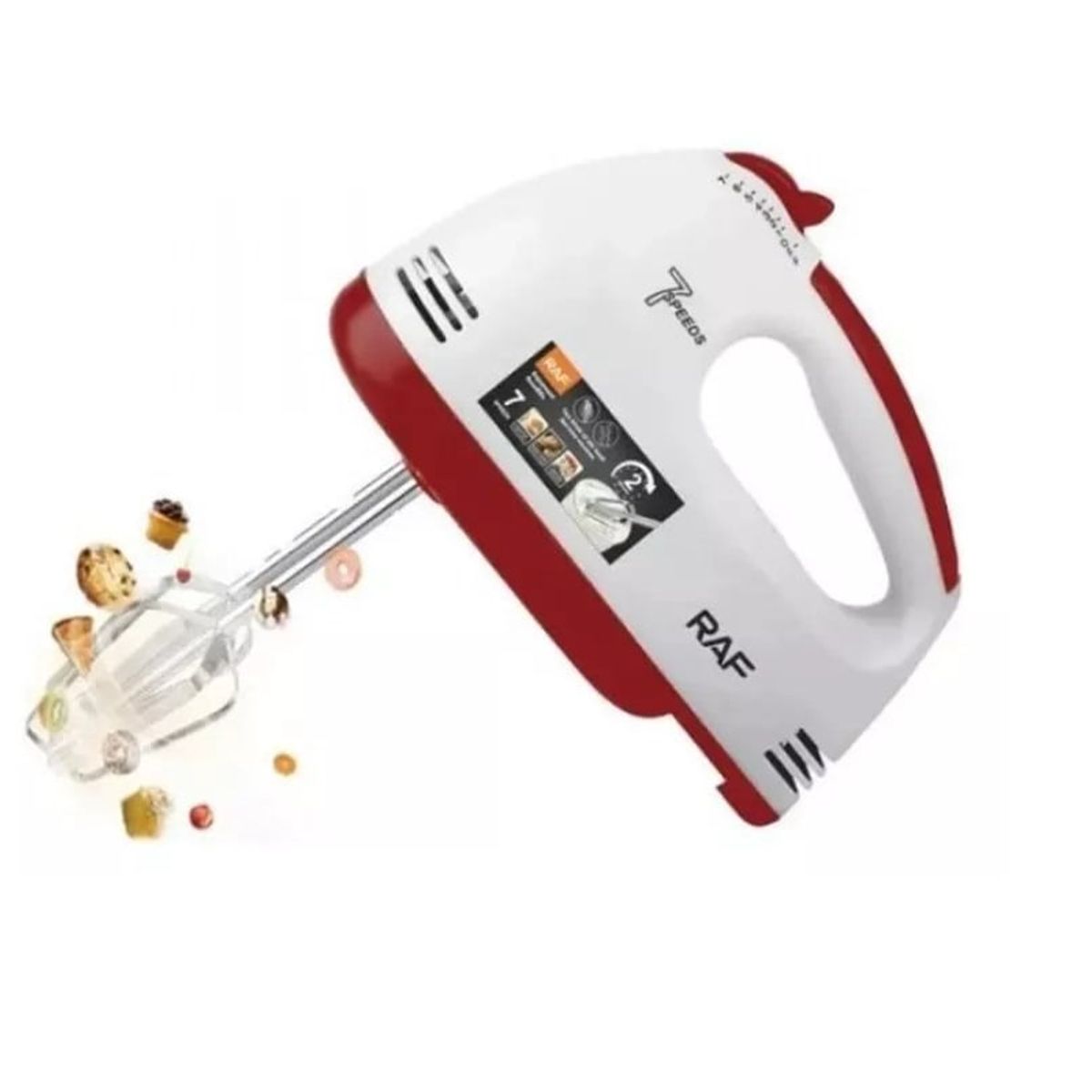 RAFF - Batidora Mezclador de Huevos de 7 Velocidades RAF
