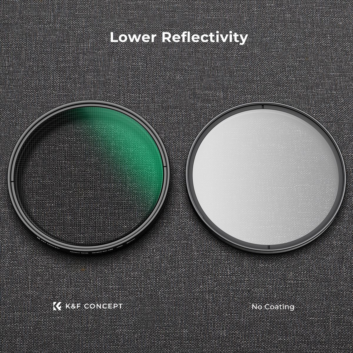 K&F CONCEPT - Filtro de Estrella variable de 4 a 8 puntas K&F Concept - 55mm