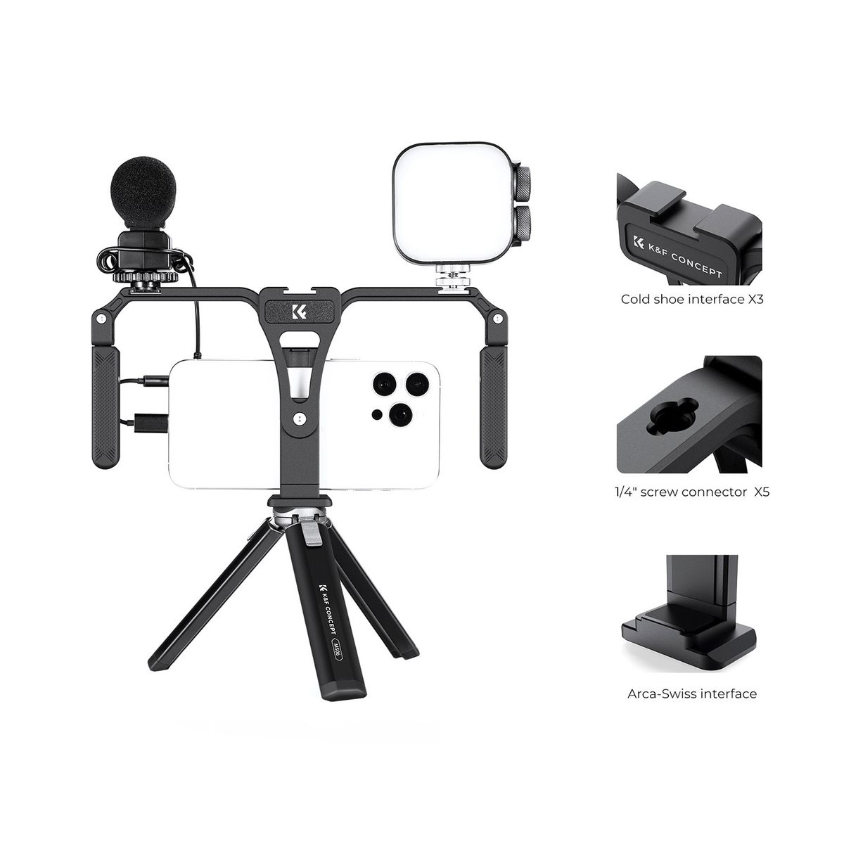 K&F CONCEPT - Estabilizador para Smartphone K&F Concept KF31092