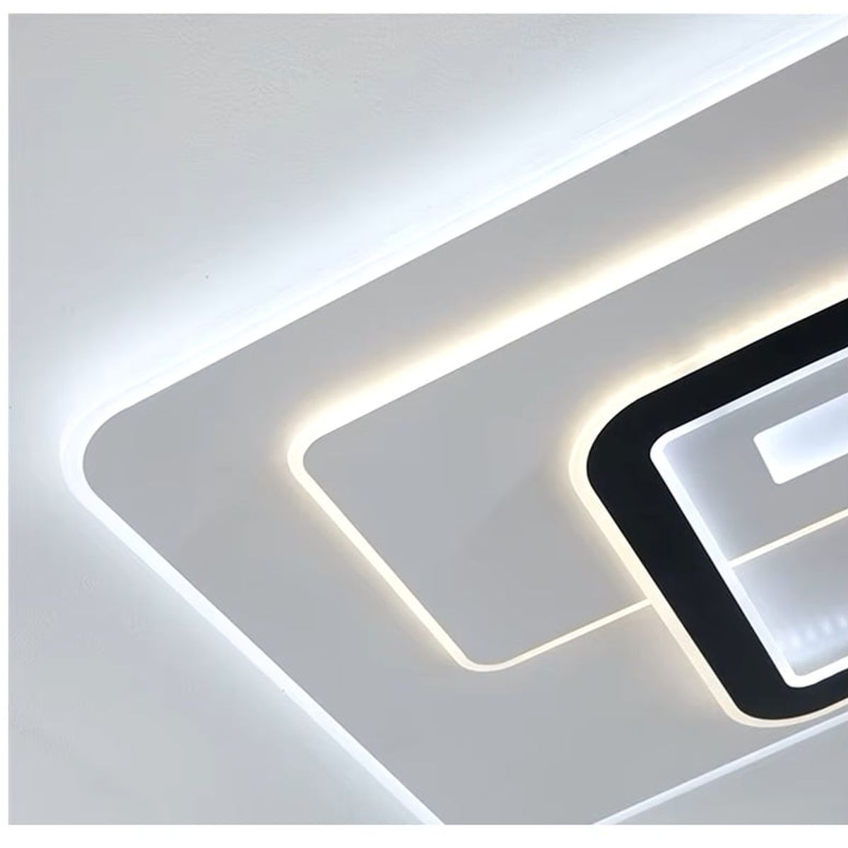 GENERICO - Lampara Techo LED Rectangular Incluye control remoto
