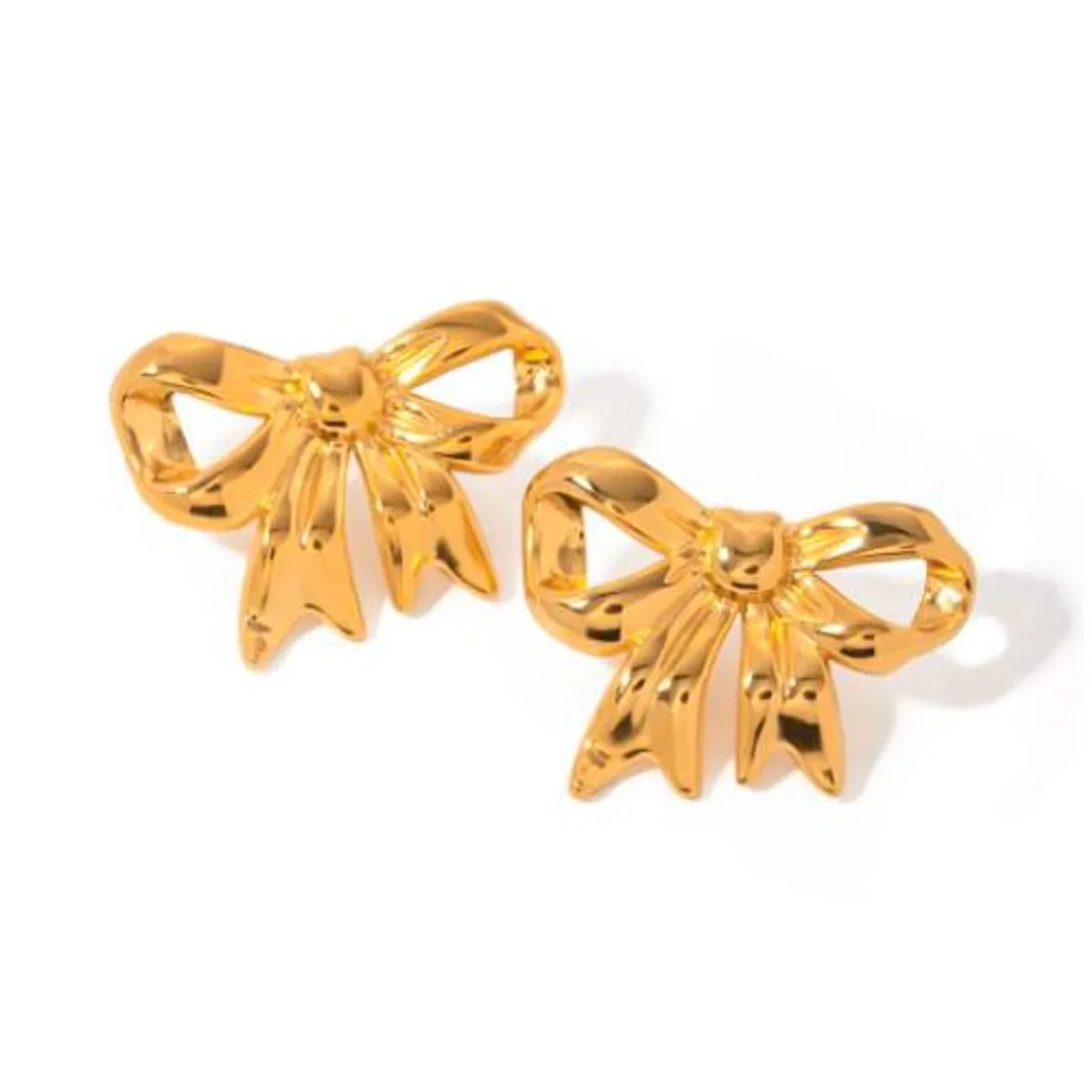 GENERICO - Aretes Enchapado en Oro 18k PVD - Pendiente Argolla - 005