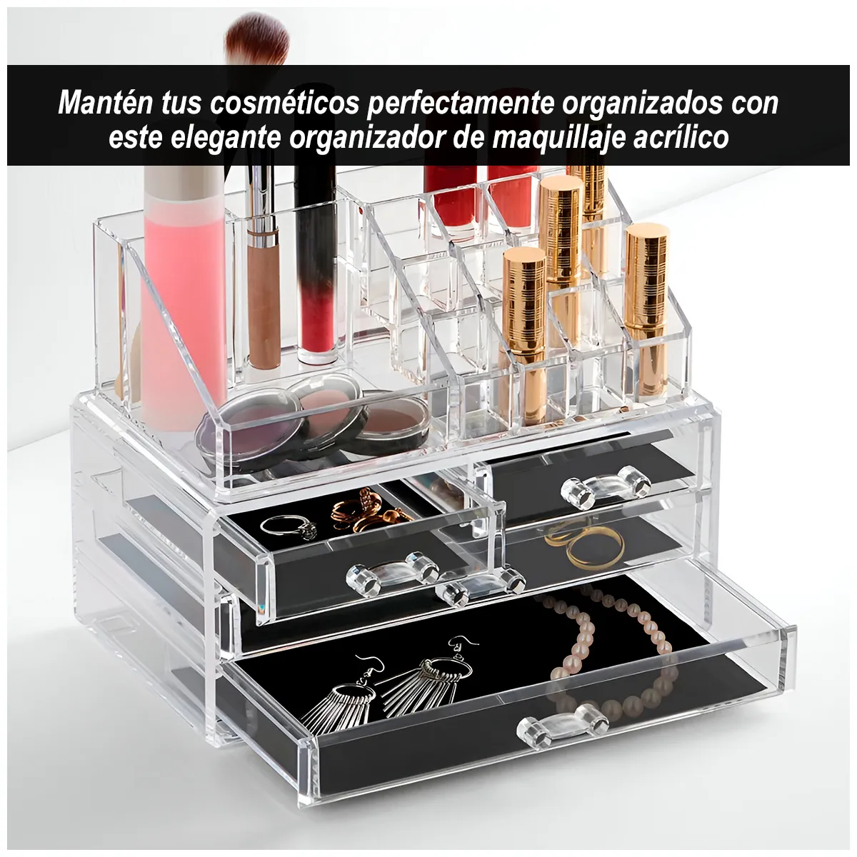 GENERICO - Organizador de Maquillaje Acrílico