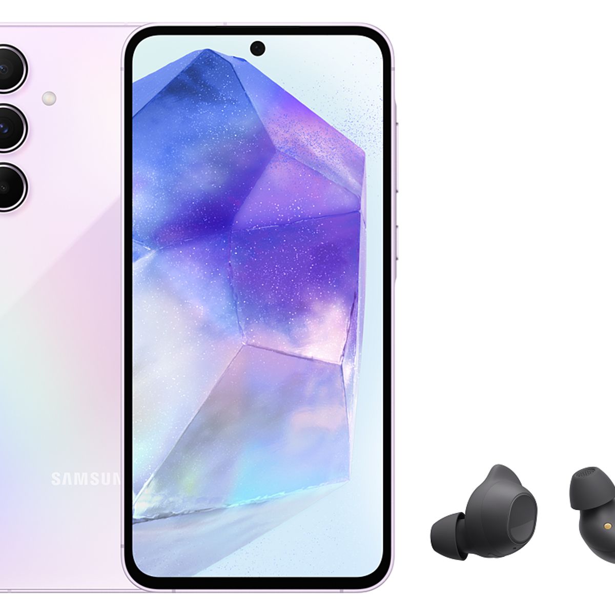 SAMSUNG - Celular Samsung Galaxy A55 5G 256GB Lila + Buds FE