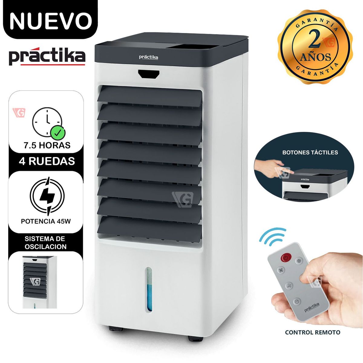 PRACTIKA - Enfriador de aire Air Cooler P-02 Practika