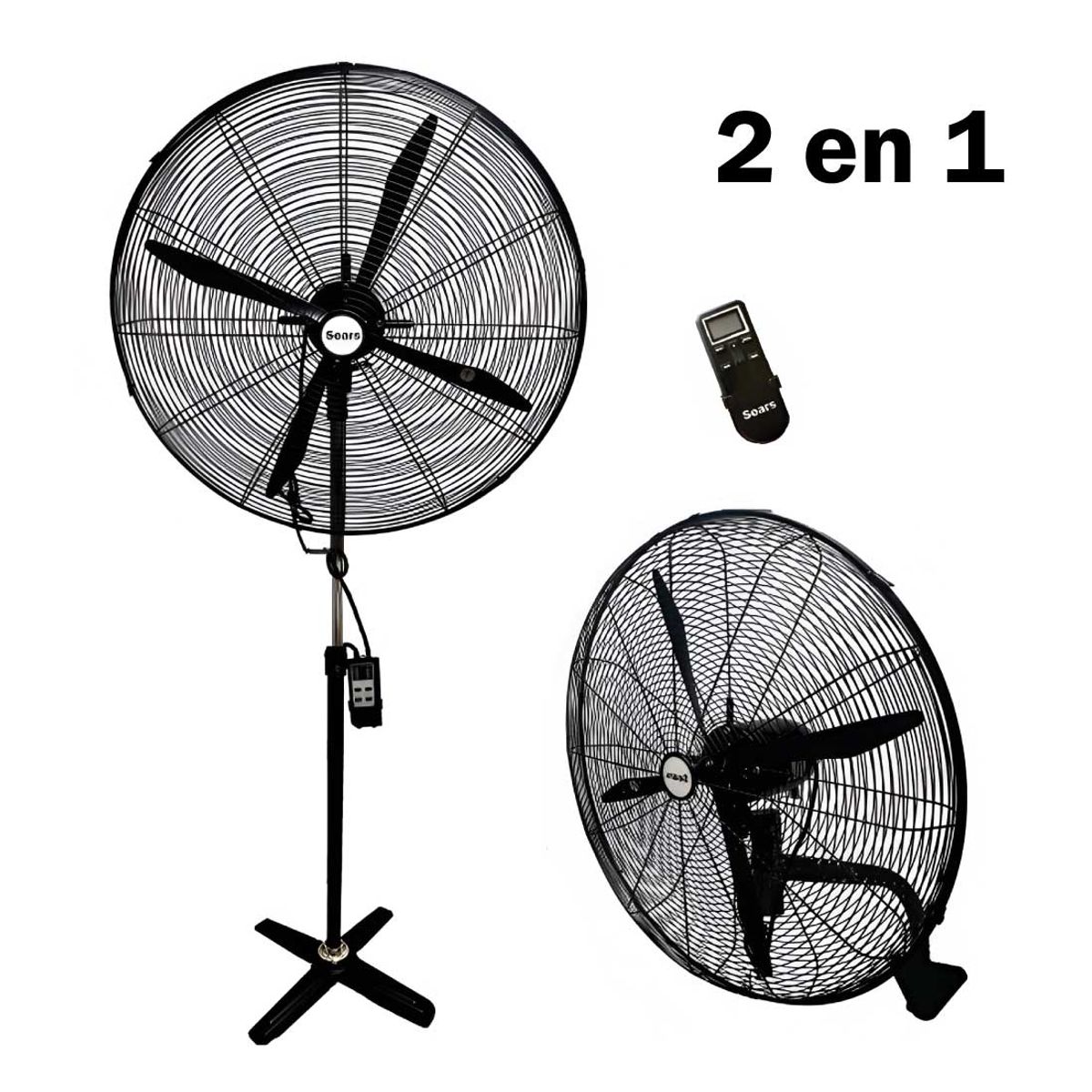SEARS - Ventilador Industrial  Sears 1850 2 en 1 de 30” con Control Remoto
