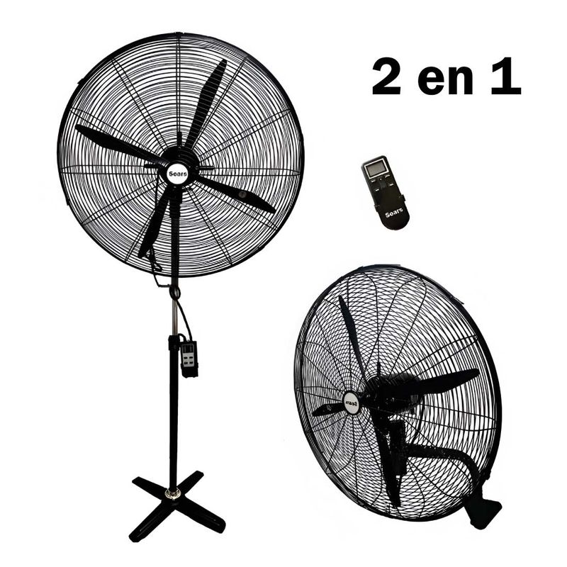 SEARS - Ventilador Industrial  Sears 1850 2 en 1 de 30” con Control Remoto