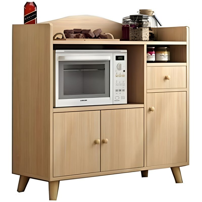 GENERICO - Mueble de Cocina para Microondas Venecia color Marrón R&R MUEBLES