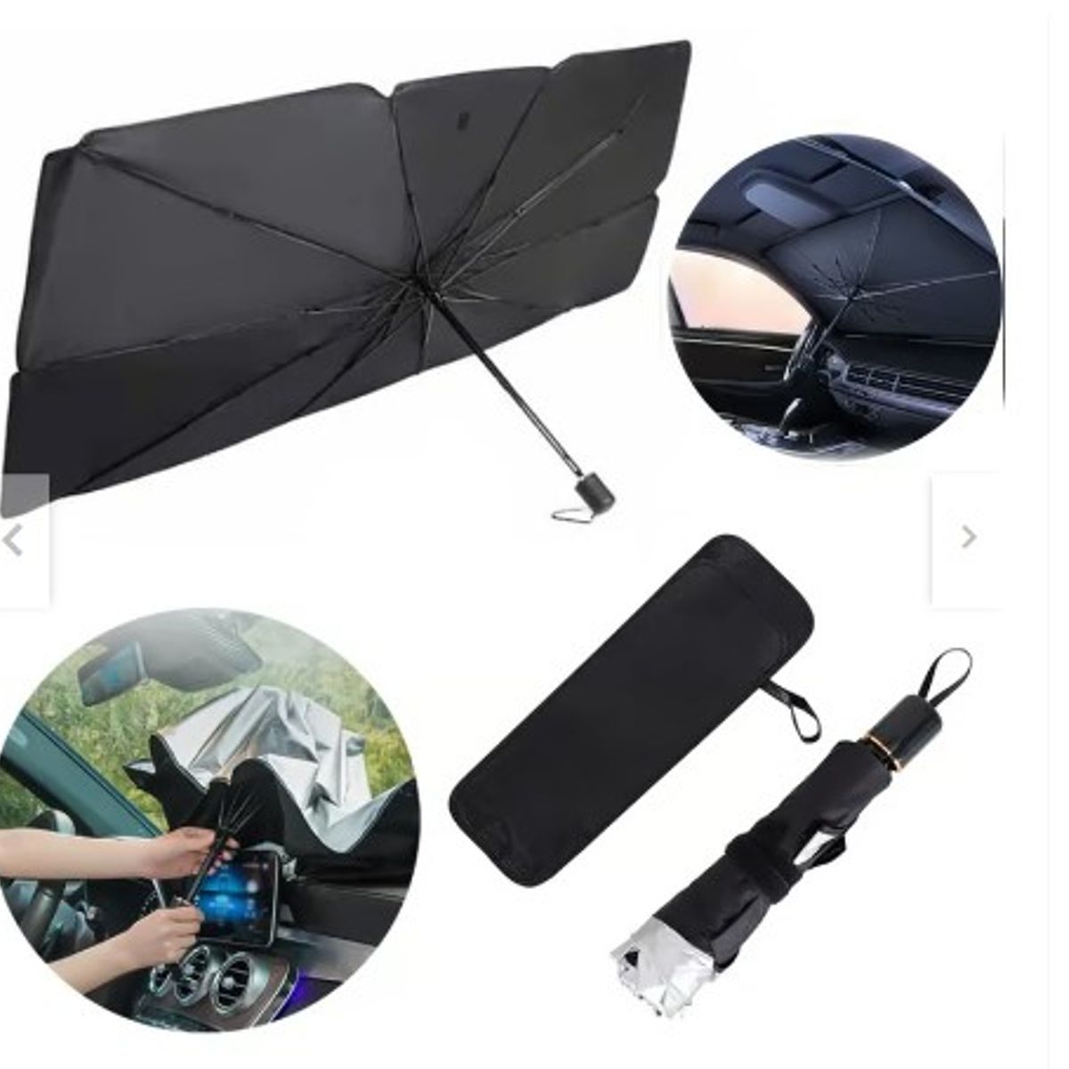 GENERICO - Tapasol Parabrisas para Auto Tipo Sombrilla Plegable