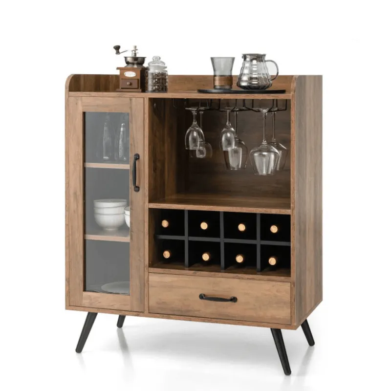 GENERICO - Mueble Bar Basim Caramelo Petrox Home