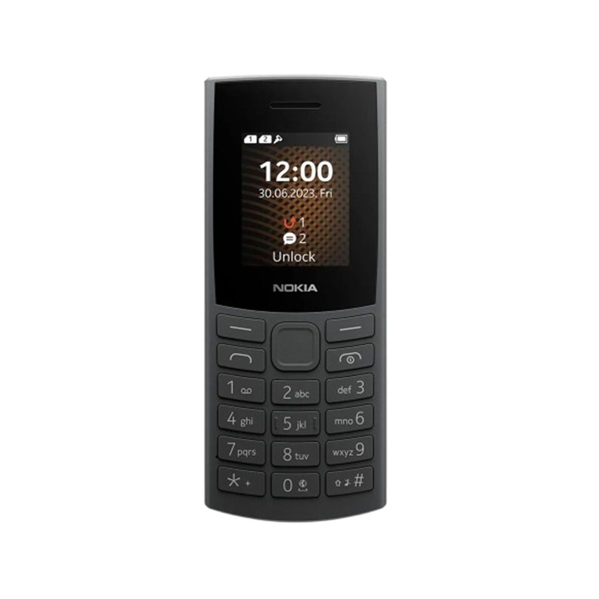 NOKIA - Celular Nokia 105 Dual Sim 4G Bluetooth FM/MP3 Negro/Gris