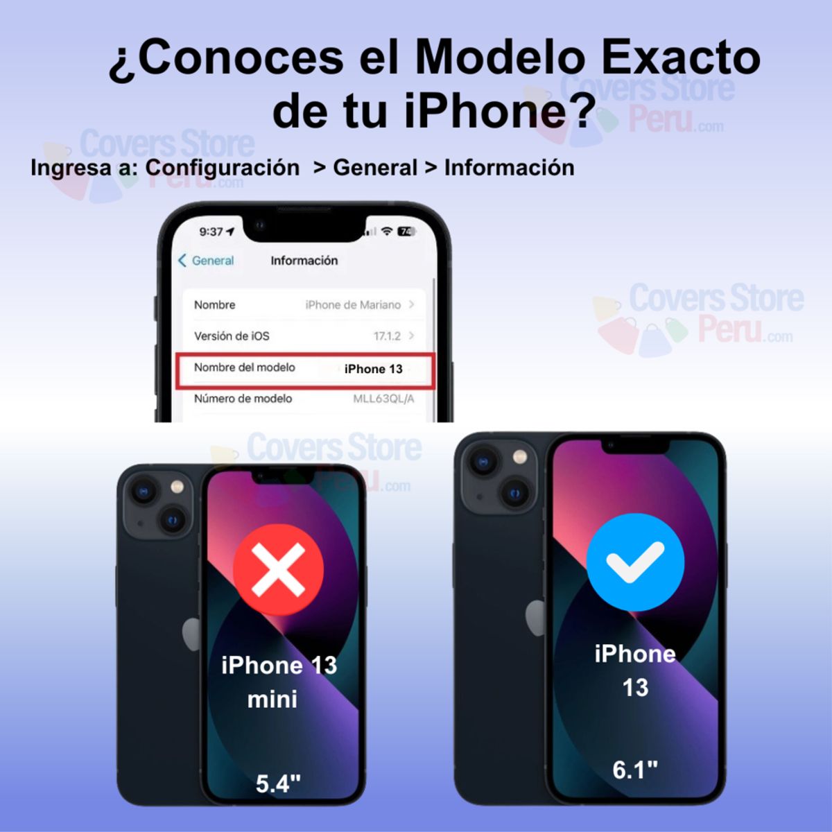GENERICO - Mica para iPhone 13 Vidrio Templado Anti-Espía Antishock
