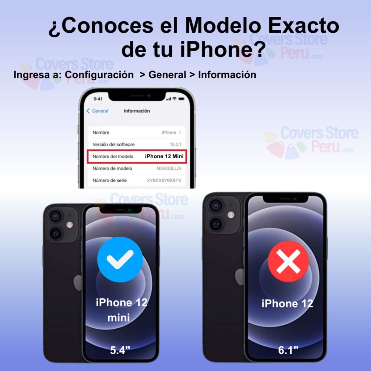 GENERICO - Mica para iPhone 12 Mini Vidrio Templado Anti-Espía Antishock