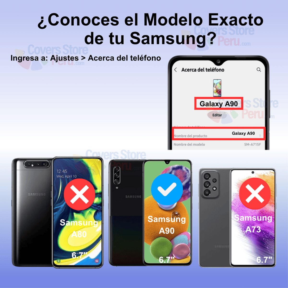 GENERICO - Mica para Samsung A90 Vidrio Templado Anti-Espía Antishock