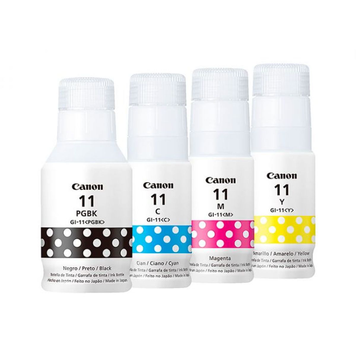 CANON - Pack de Tintas GI 11 Canon NEGRO Y COLORES