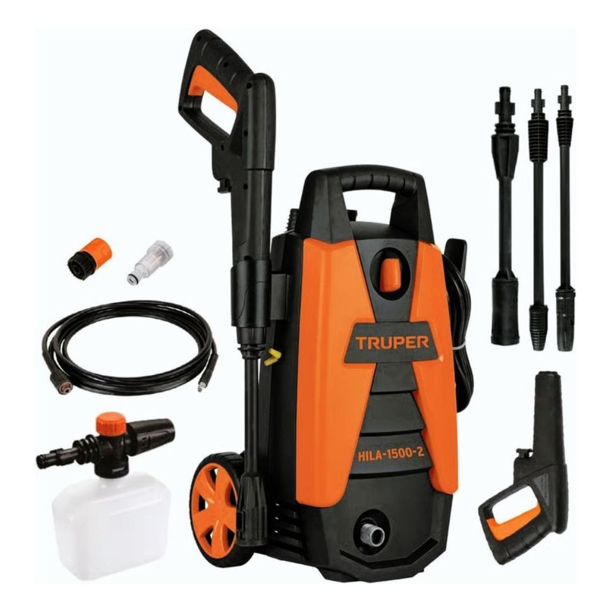 TRUPER - Hidrolavadora Eléctrica 1400W 1500 PSI 220 V TRUPER