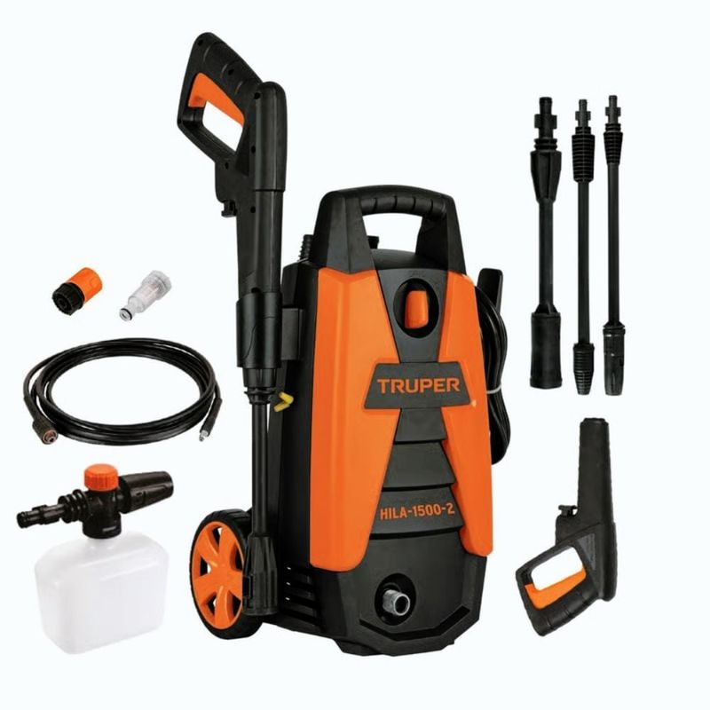 TRUPER - Hidrolavadora Eléctrica 1400W 1500 PSI 220 V TRUPER