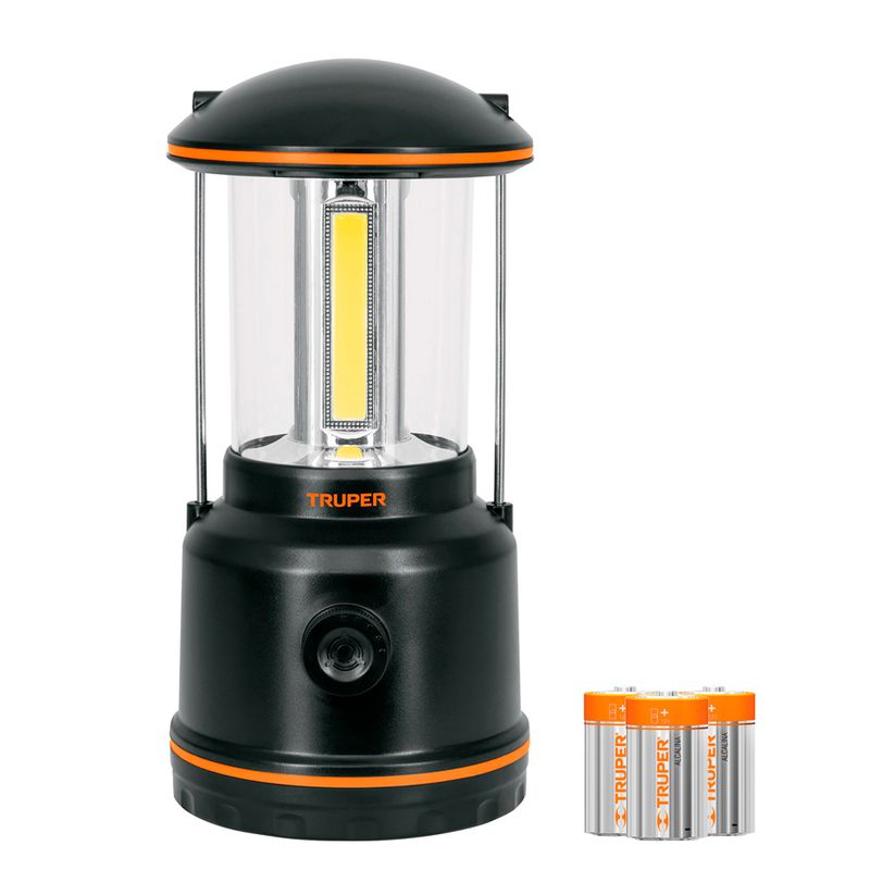 TRUPER - Linterna LED tipo farol Truper para campamento a Pilas 10760