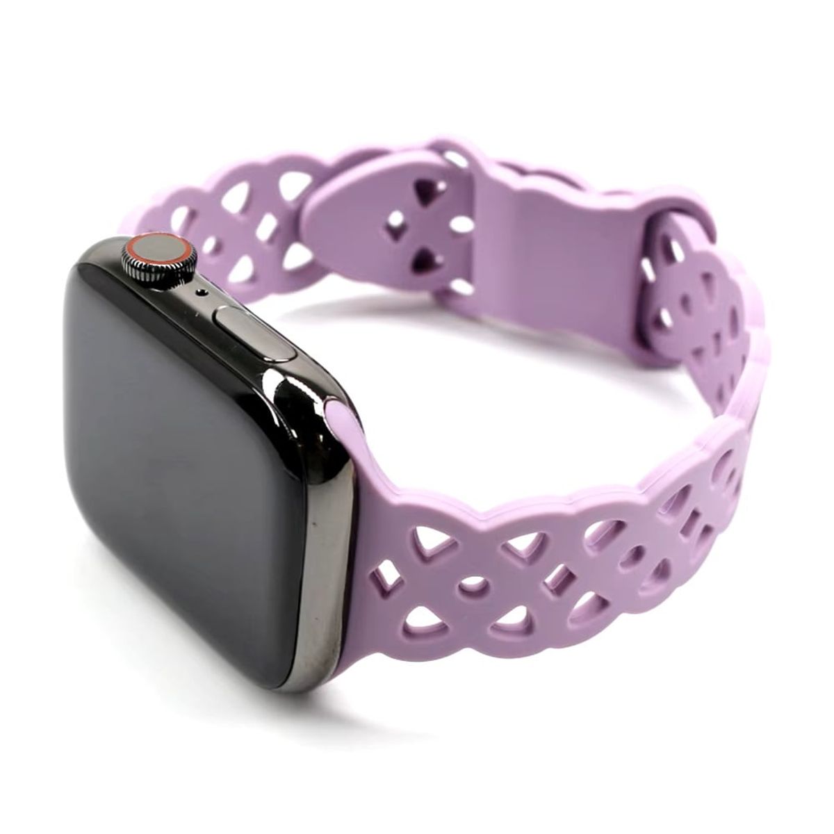 GENERICO - Correas de silicona trenzadas morado compatibles 38-40-41mm