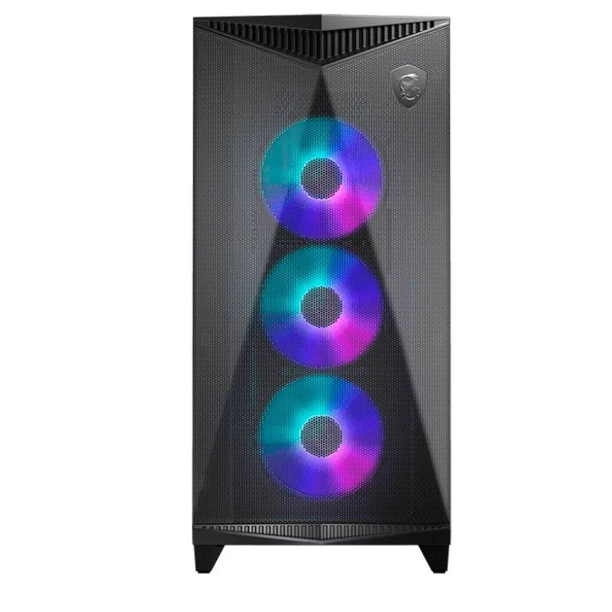 MSI - Case MSI MPG GUNGNIR 300R Airflow ATX Negro Vidrio Templado Sin Fuente