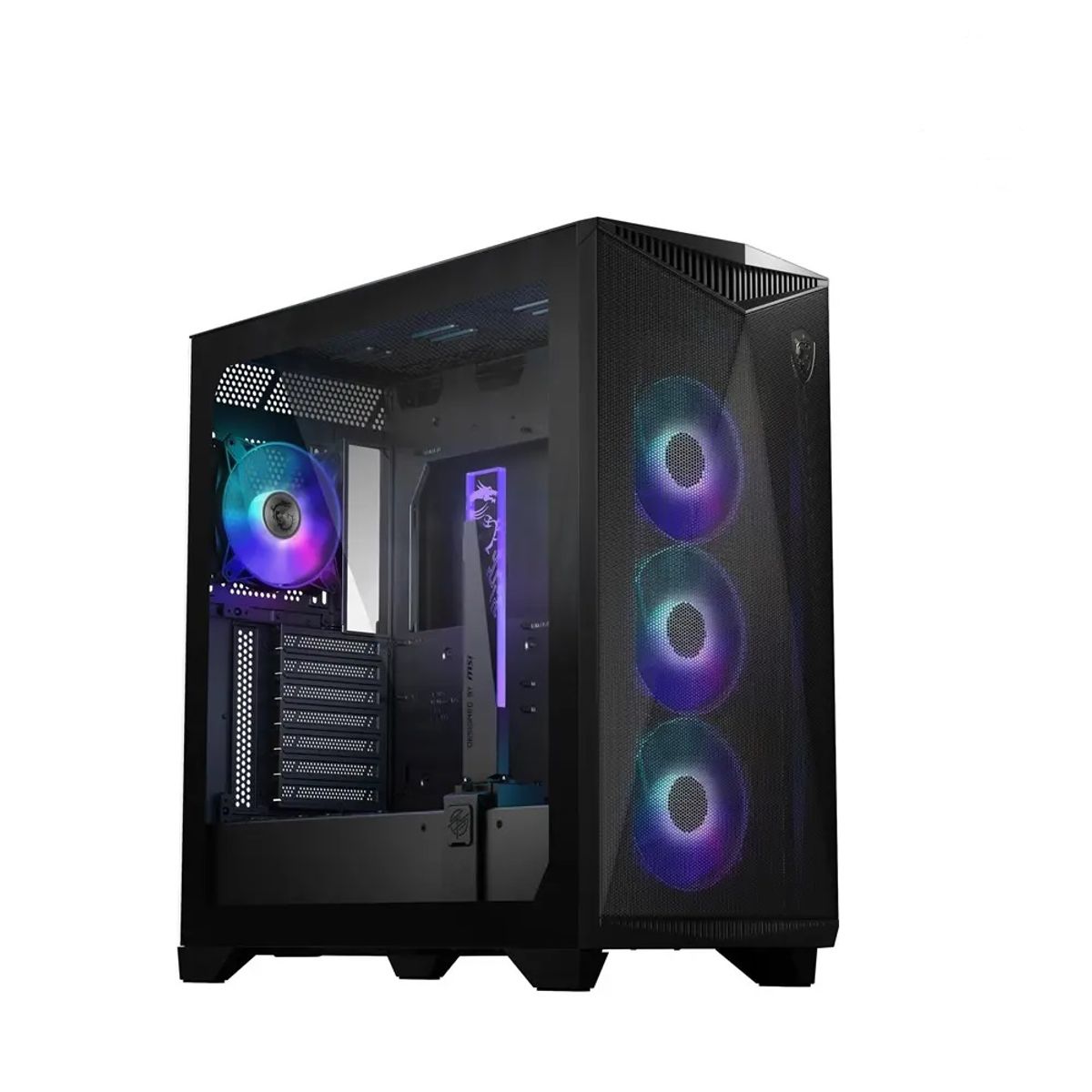 MSI - Case MSI MPG GUNGNIR 300R Airflow ATX Negro Vidrio Templado Sin Fuente