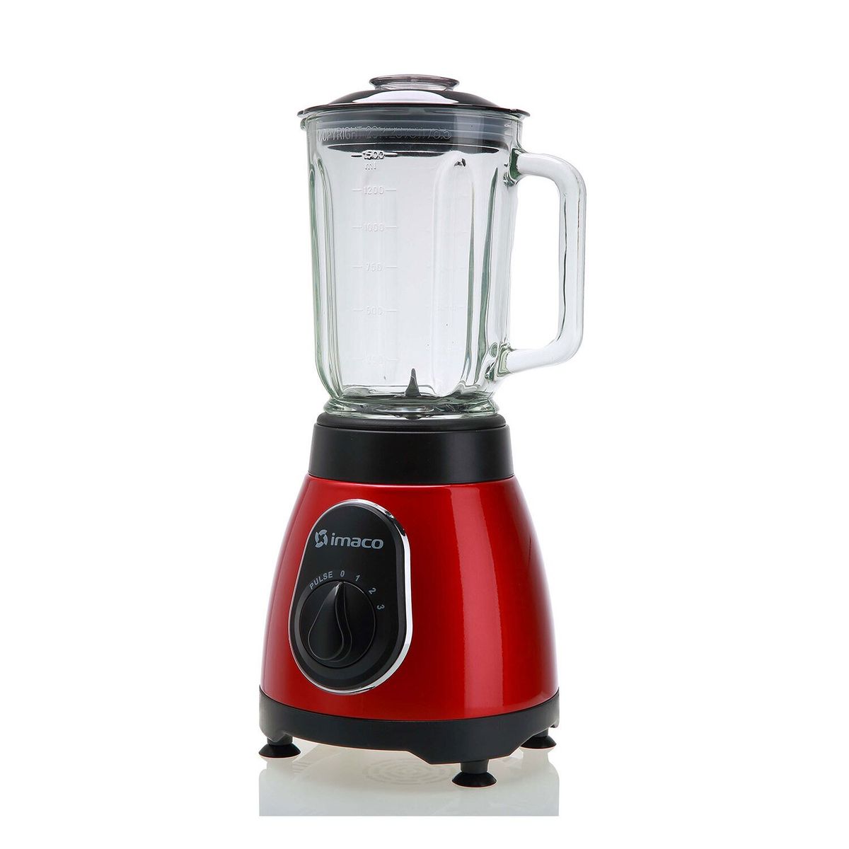 IMACO - Licuadora BLS5388R 500W 1.5 Litros. Rojo