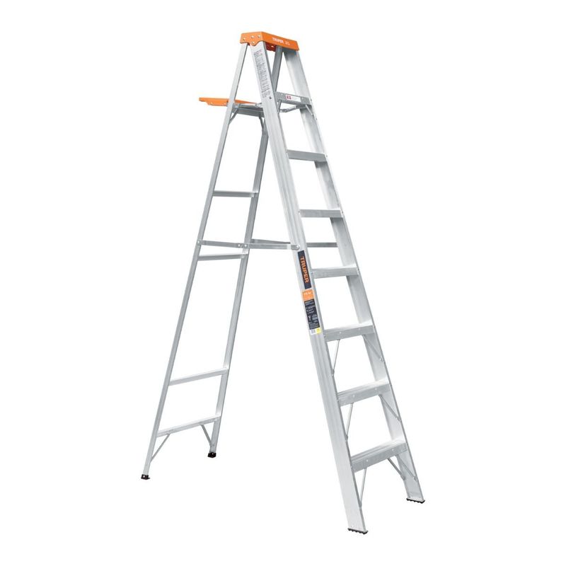TRUPER - Escalera De Tijera tipo II 7 Pasos y Bandeja EST-27 Truper