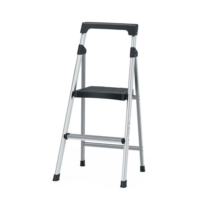 TRUPER - Escalera Tubular De Aluminio Plegable 2 Pasos ESTU-2A Truper