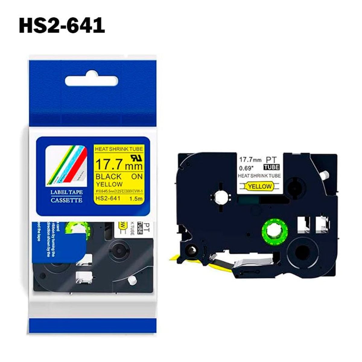 GENERICO - HS2-641 Cinta Termocontraible Genérica Brother HSE-641