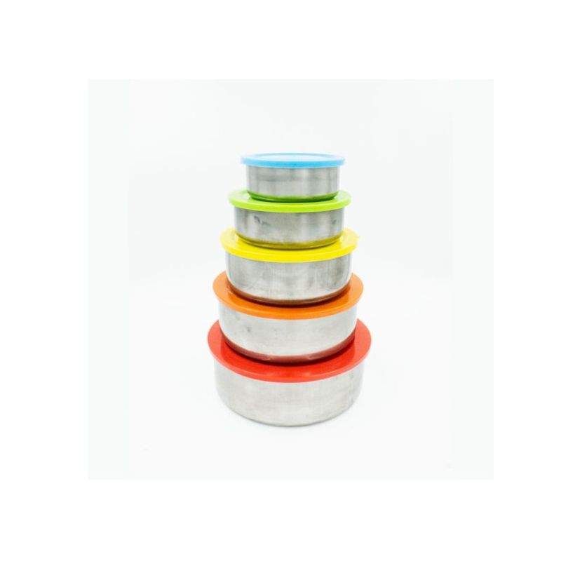 OTTOWARE - Set de 5 Taper de Acero Inoxidable