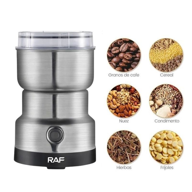 GENERICO - MOLINILLO ELÉCTRICO PLUS DE CAFÉ GRANOS Y SEMILLA RAF R7113