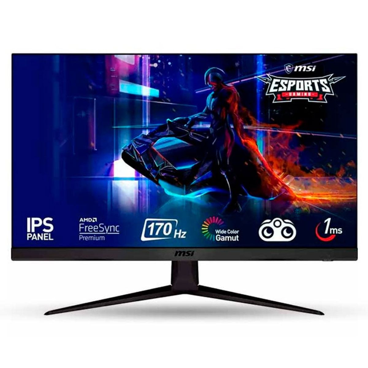 MSI - Monitor IPS MSI G2712 Gaming 170hz 1ms Real Full HD Plano