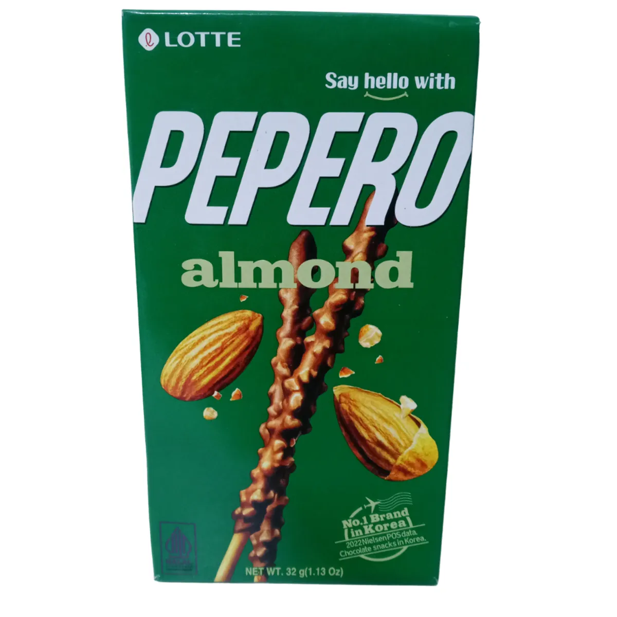 GENERICO - Palitos De Galleta Con Chocolate y Almendras 32g Lotte