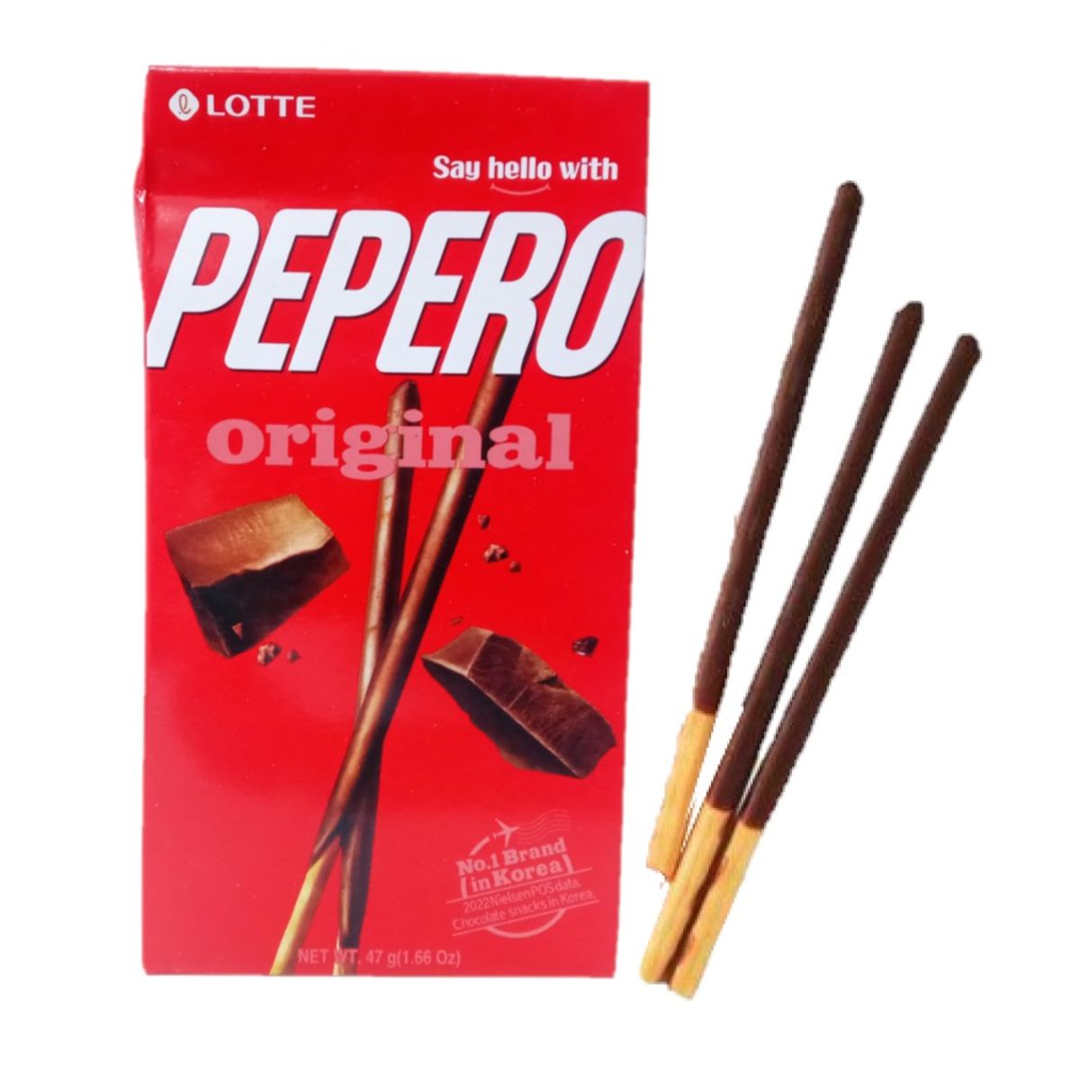 GENERICO - Pack 3u Pepero Palitos Galleta Vainilla Chocolate 32g Lotte