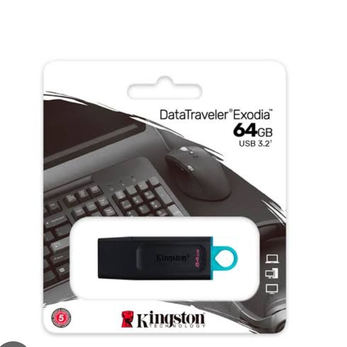 KINGSTON - Memoria USB Kingston 64gb DT Exodia 3.2