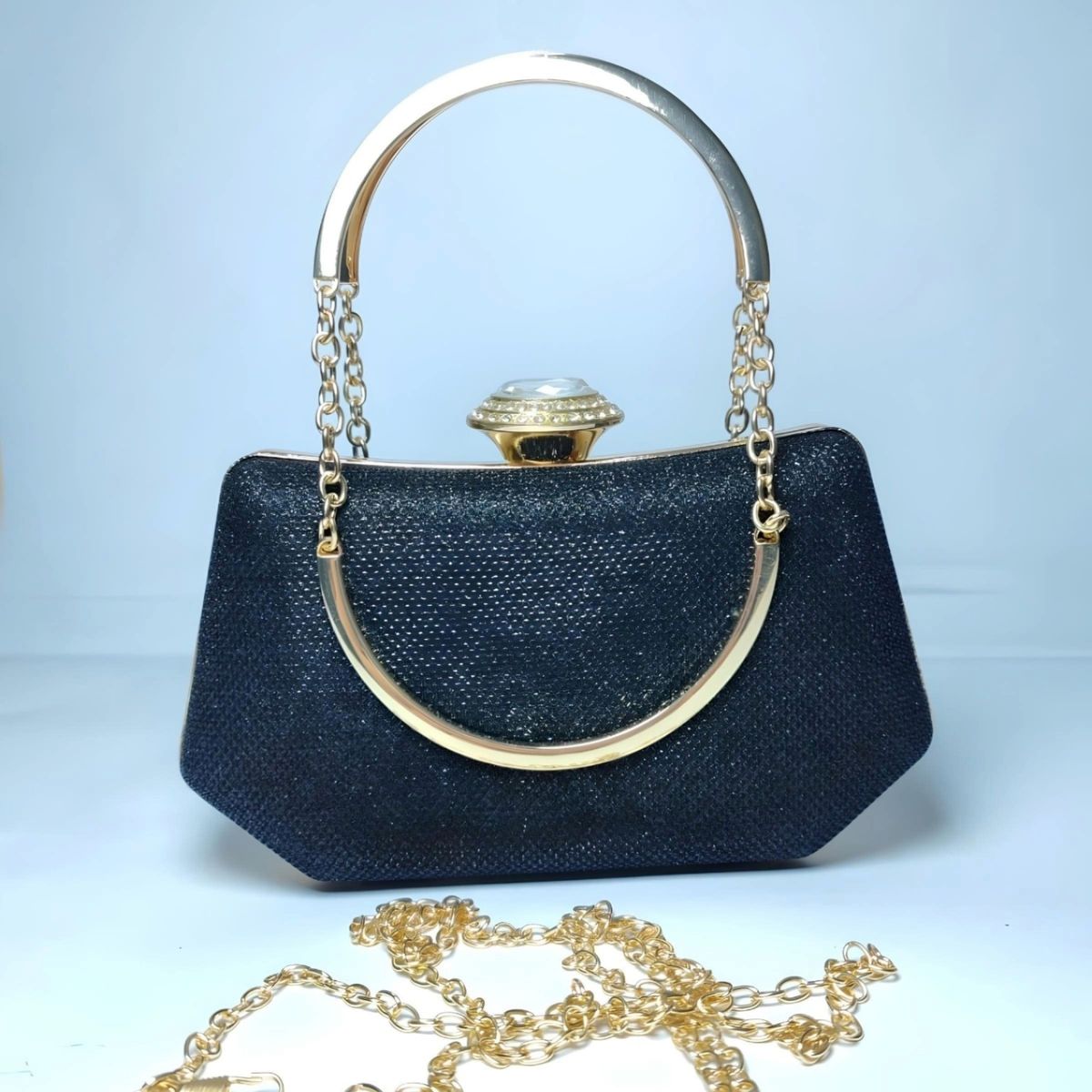 GENERICO - BOLSO DE NOCHE TIPO CARTERA DE MANO DE FIESTA