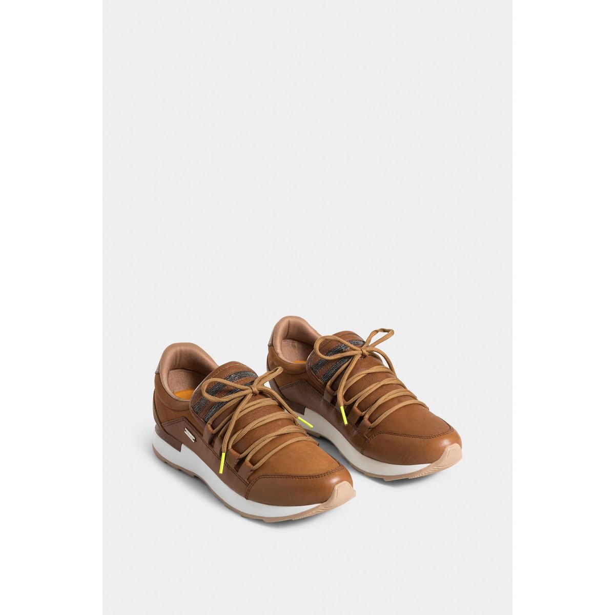 VELEZ - Vélez Zapatos Cordón Napoles 2.0 De Cuero Para Mujer Miel