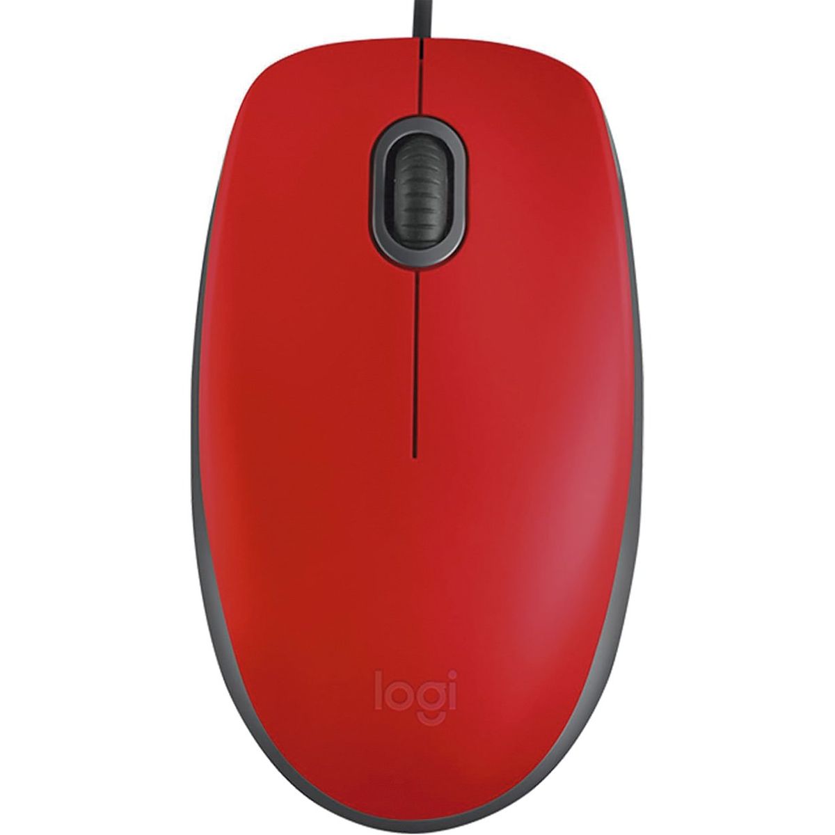LOGITECH - MOUSE LOGITECH M110 SILENCIOSO OPTICO USB ROJO