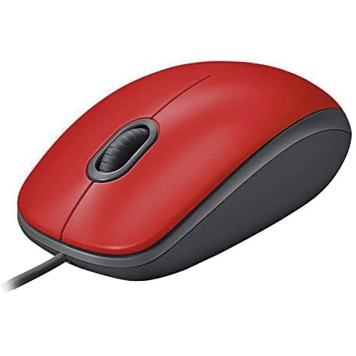 LOGITECH - MOUSE LOGITECH M110 SILENCIOSO OPTICO USB ROJO