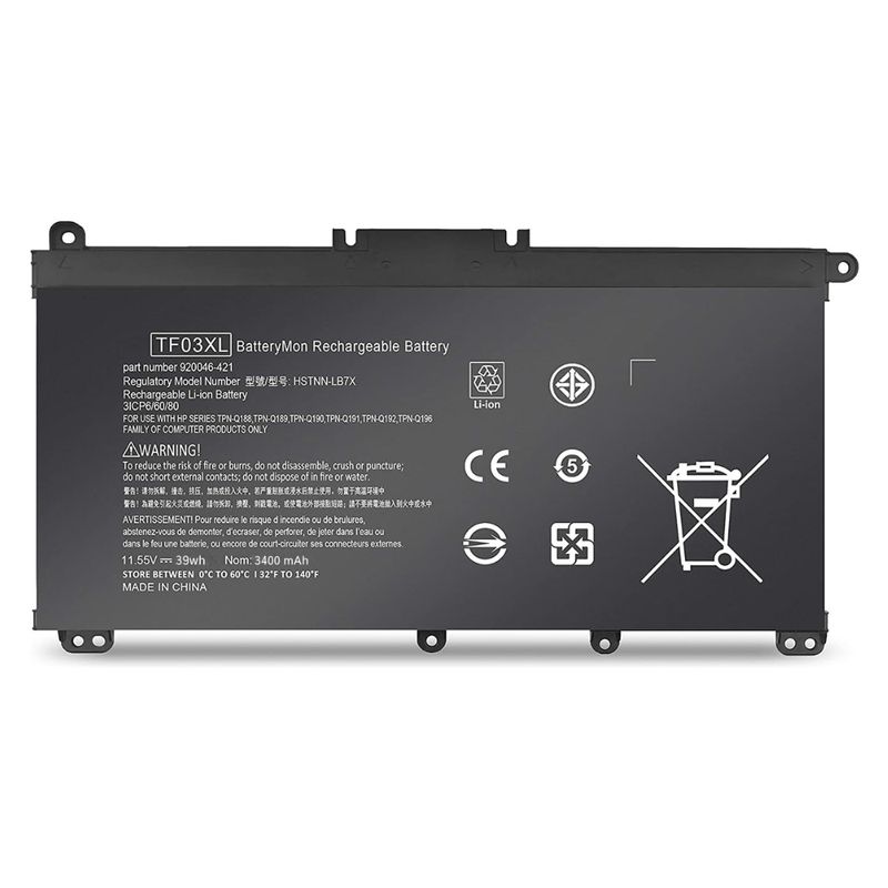 OEM - Batería Para Laptop HP TF03XL. PAVILION 14-BF.  14-BK. 14-BP 15-CC