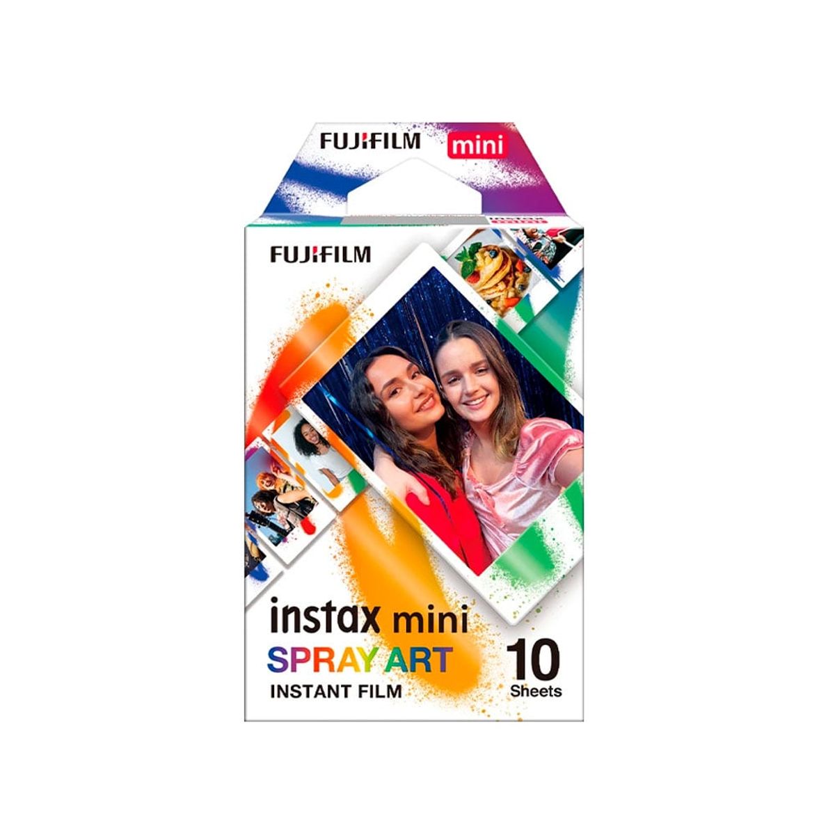FUJIFILM - Pack de Pelicula Fujifilm Instax Mini Spray Art x10