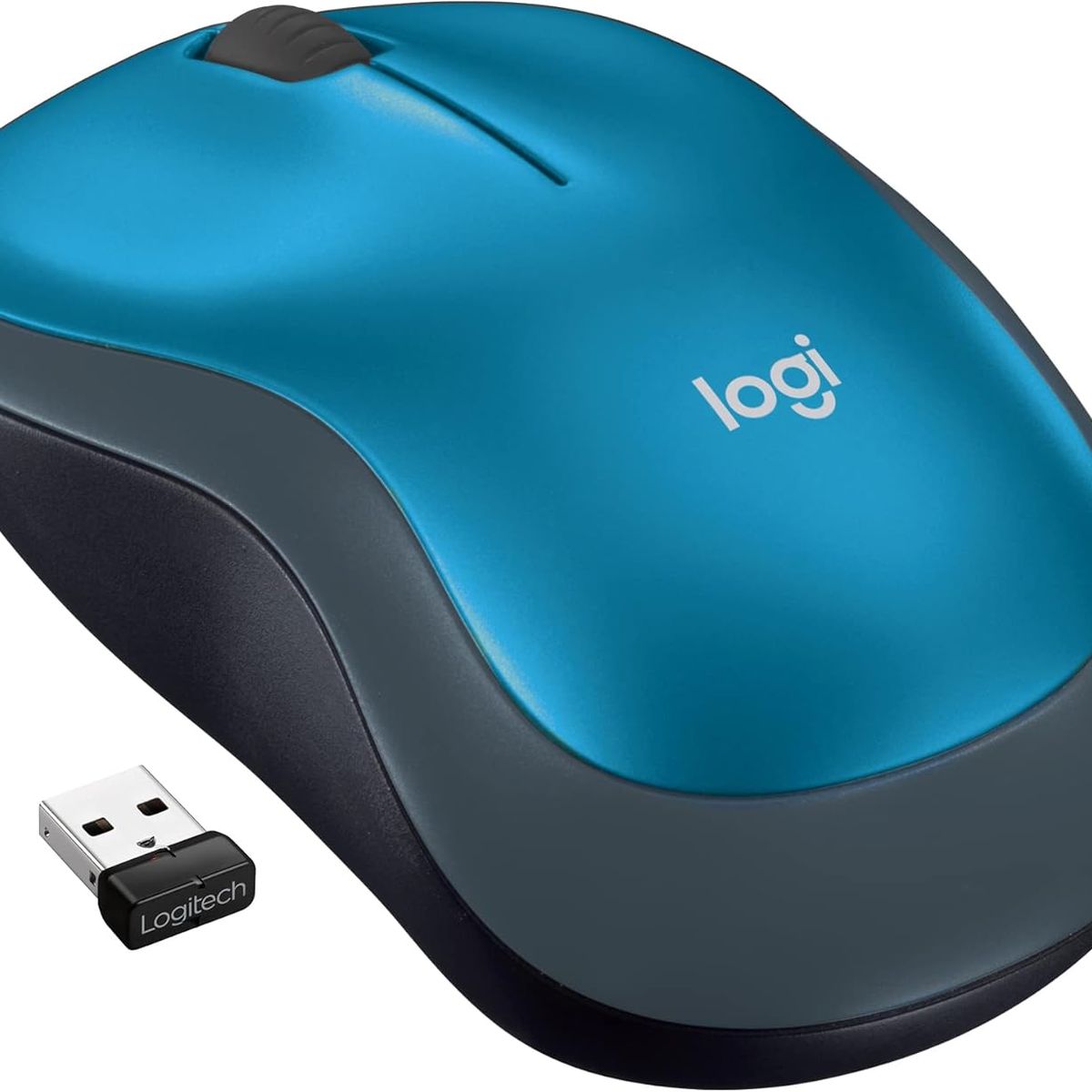 LOGITECH - MOUSE LOGITECH M185 INALÁMBRICO AZUL