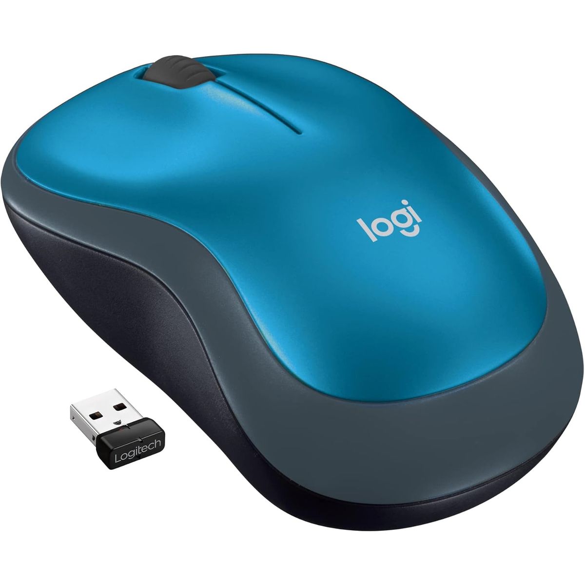 LOGITECH - MOUSE LOGITECH M185 INALÁMBRICO AZUL