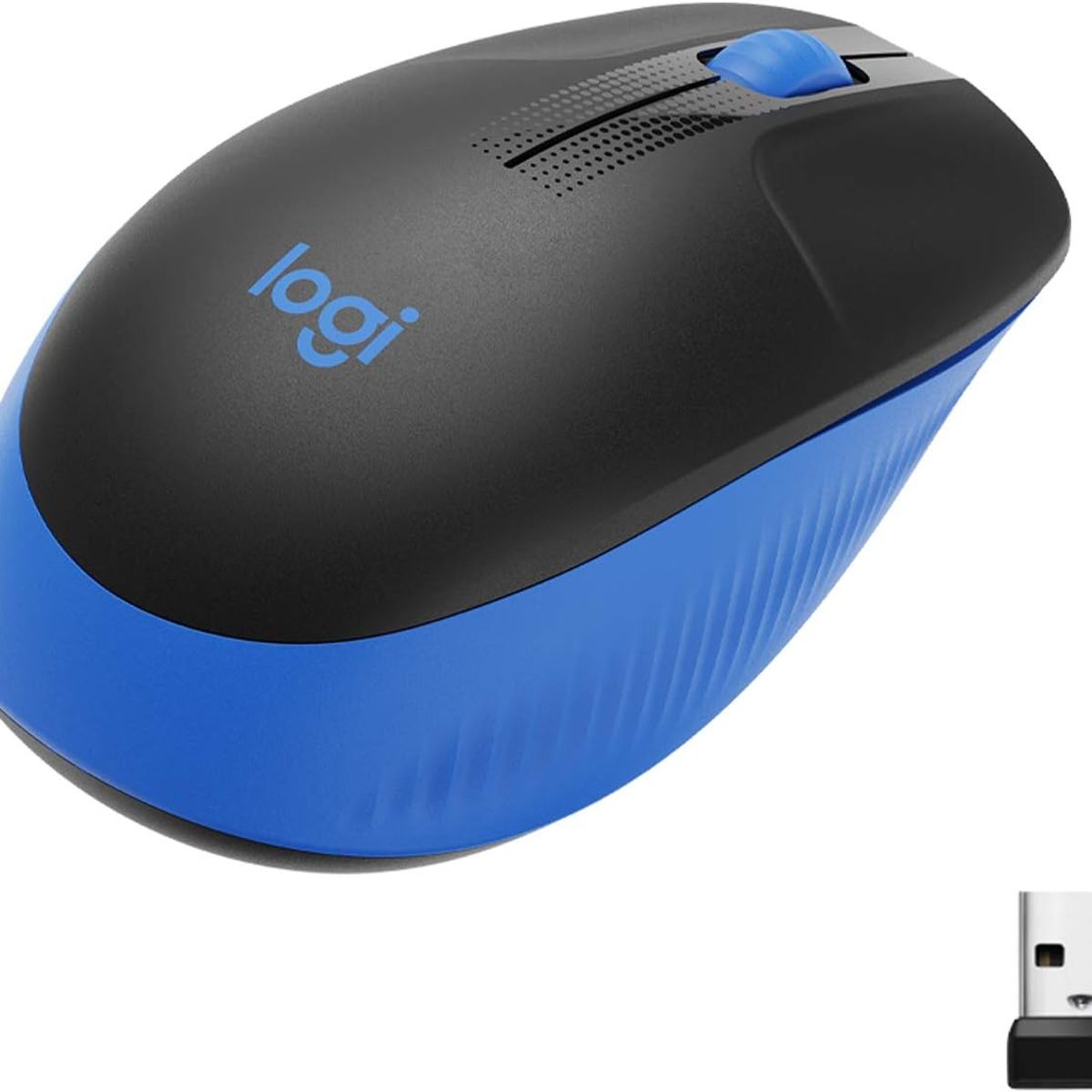 LOGITECH - MOUSE LOGITECH M190 INALÁMBRICO TAMAÑO COMPLETO AZUL