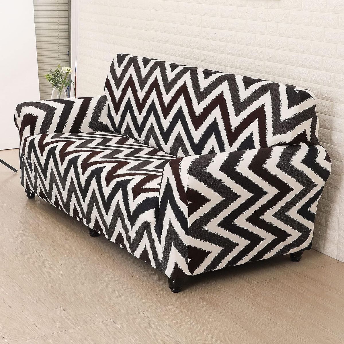 GENERICO - Funda Para Muebles De 2 asientos o 2 Cuerpos - Diseño Rayas