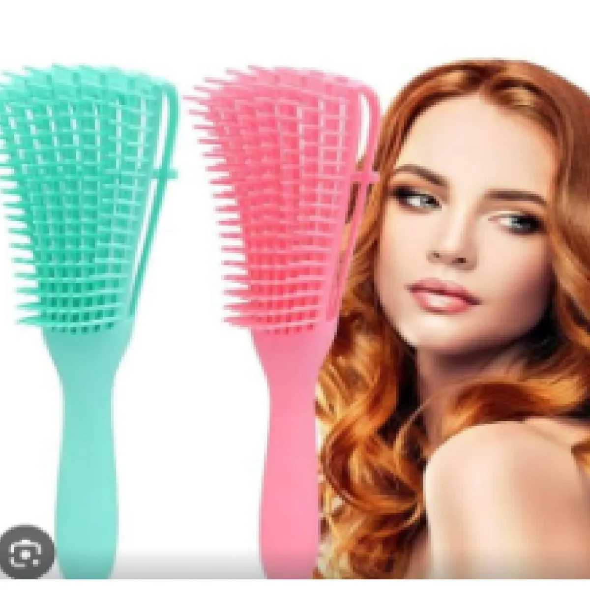 GENERICO - Peine cepillo desenredante para cabello ondulado rizado