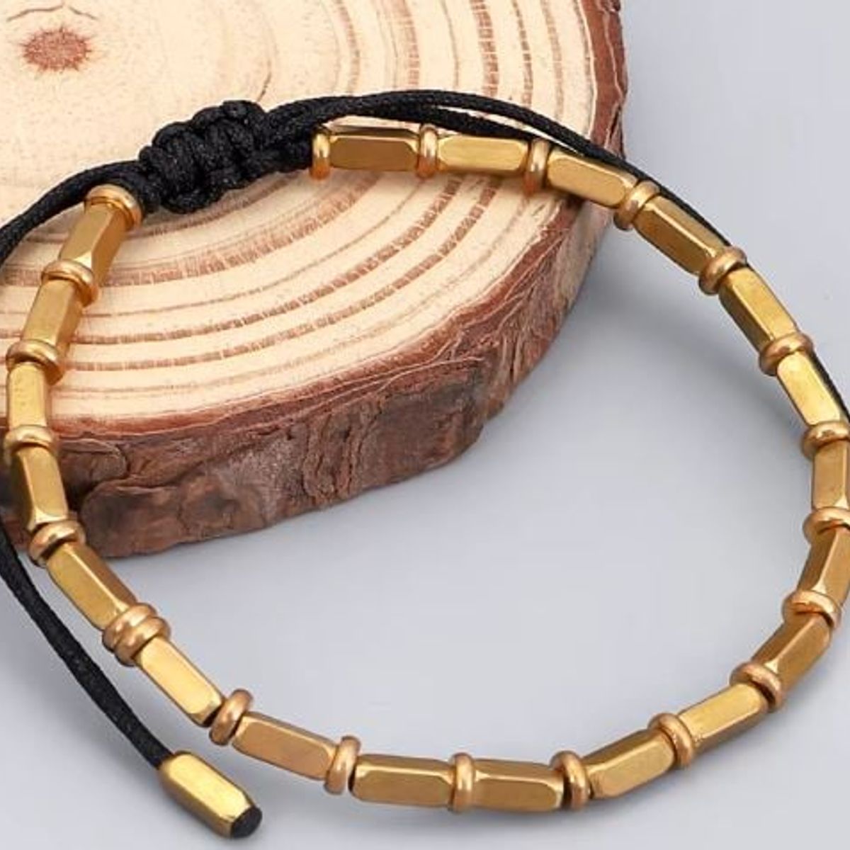 GENERICO - PULSERA DE PURO COBRE HILO NEGRO