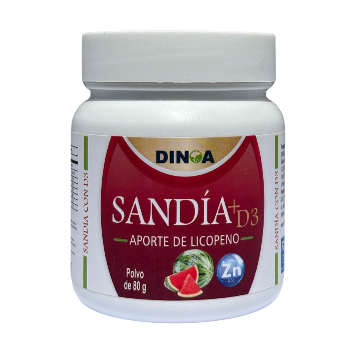 DINOA - Sandía  Pote de  80g Dinoa- Vitalidad- Salud visual